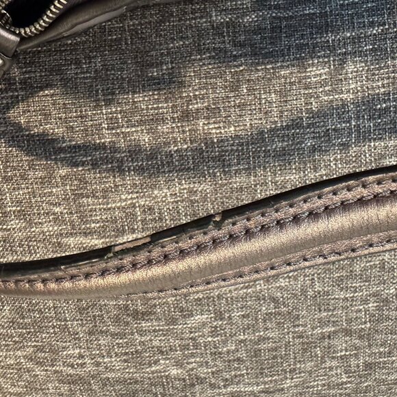 Coach Signature Hobo Bag J1373-29124E Gray Silver Shiny Hangtag - Picture 13 of 15